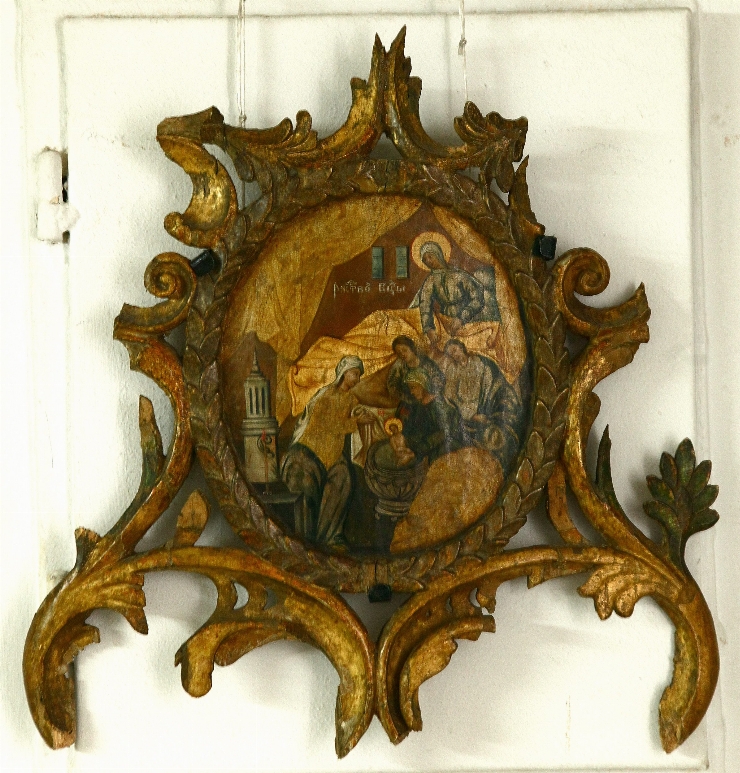 Naşterea Maicii Domnului (detaliu din iconostas)