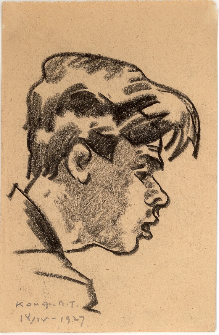 Schiţă (Portret de bărbat în profil)