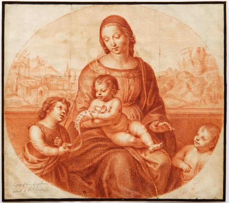 Madona (copie de pe orignalul lui Raphael)