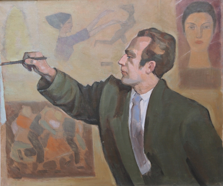 Pictorul estonian A. Suuman