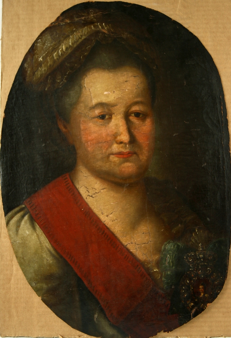 Portretul Mariei Andreevna Rumeanţeva (1698 - 1788), soţiei lui Piotr Rumeanţev, feldmareşal