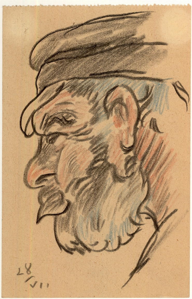 Schiţă (Ţăran în profil)