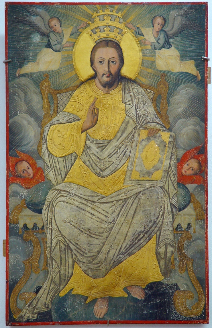 Iisus Hristos pe tron