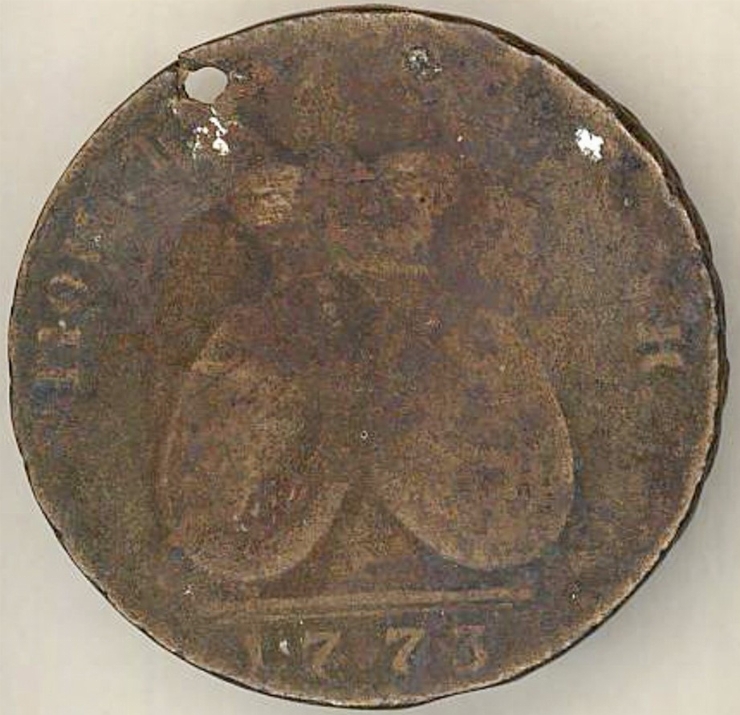 Monedă moldovenească - 2 parale, 1773