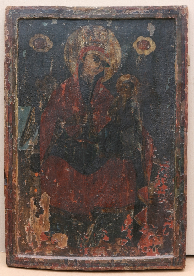 Maica Domnului tronînd