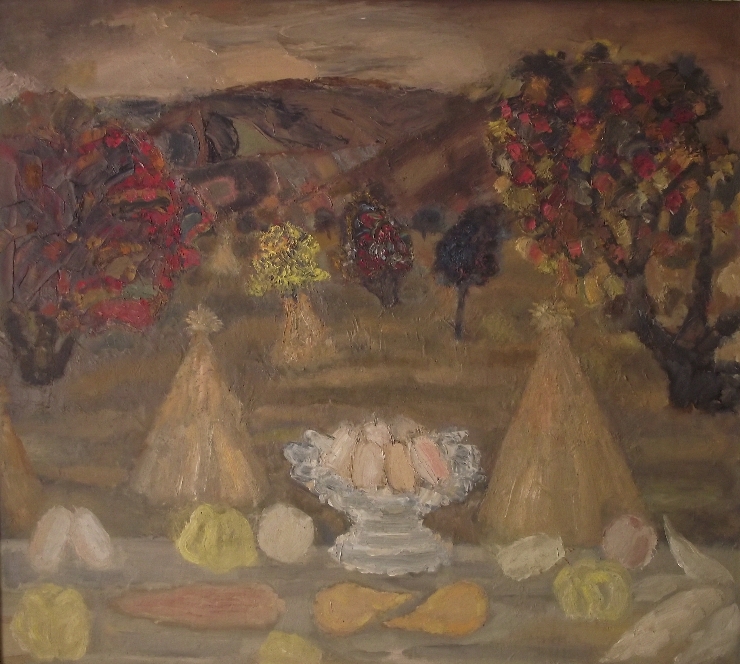 Natură moartă în livadă