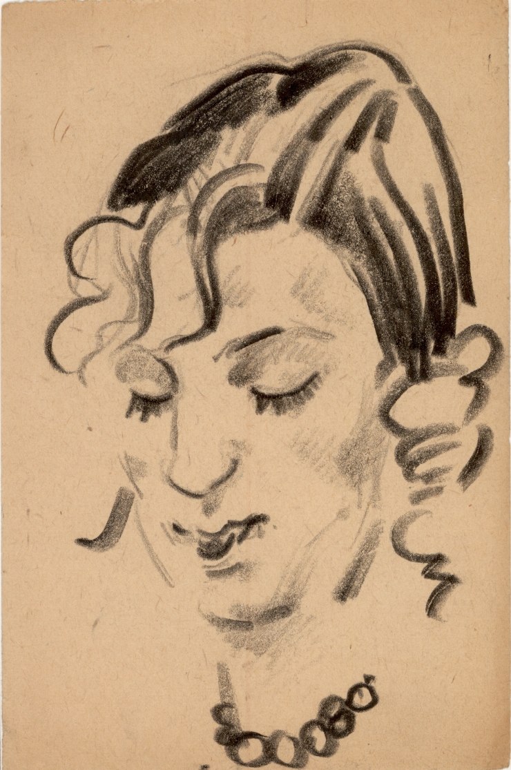 Schiţă (Portret de damă)