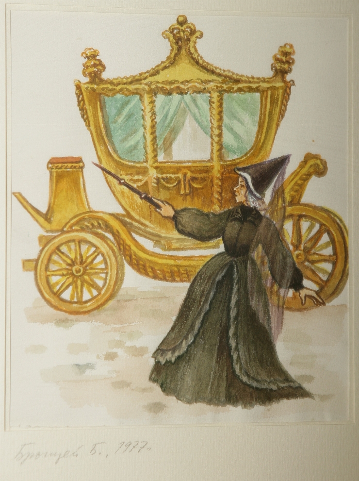 Zîna bună. Ilustraţie la povestea lui Charles Perrault 