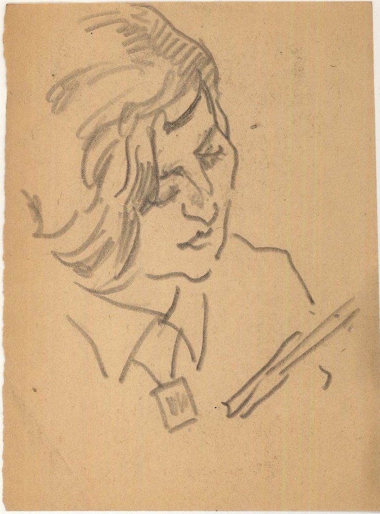 Crochiu (Portret de femeie)
