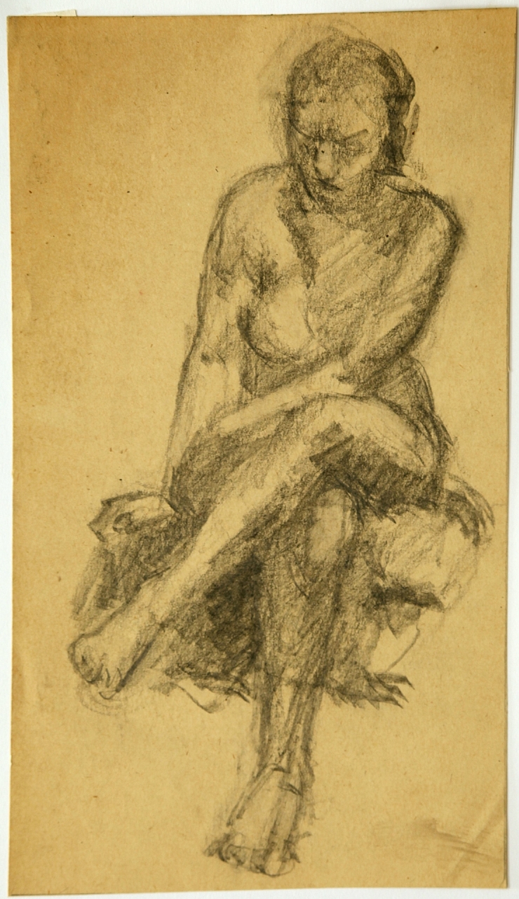 Nud de femeie (crochiu)