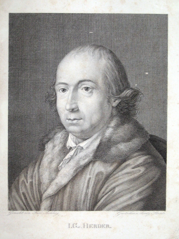 Portretul lui Johann G. Herder, poet şi filosof