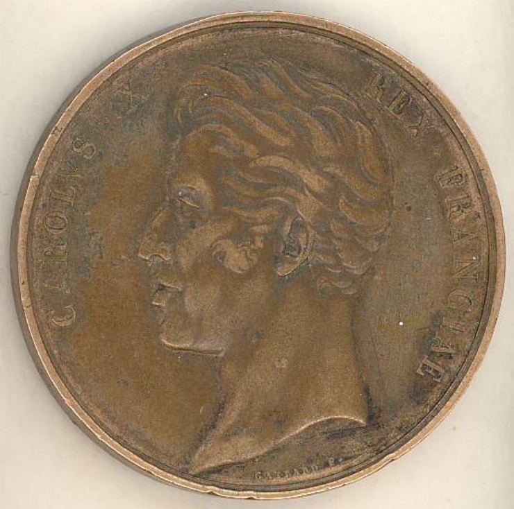 Medalie comemorativă „Încoronarea împăratului Carol X”, 1825