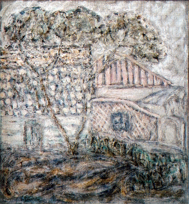 Peisaj de primăvară (Curte)