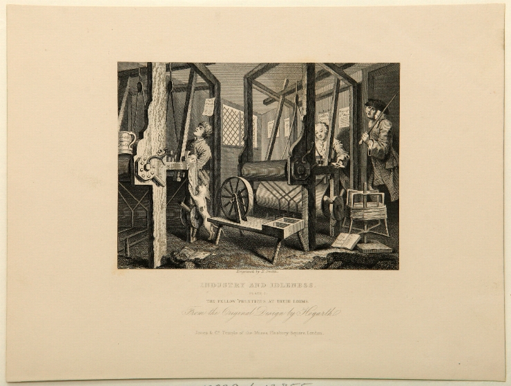 Sârguință și lene (după W. Hogarth)