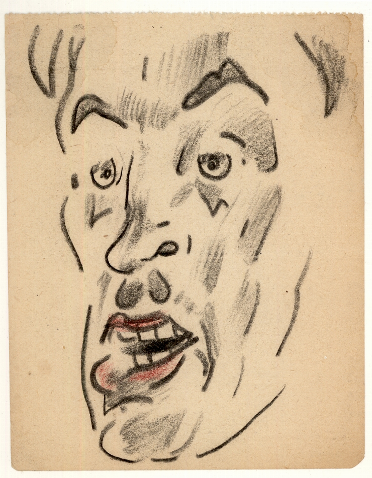 Schiţă. Portret de bărbat