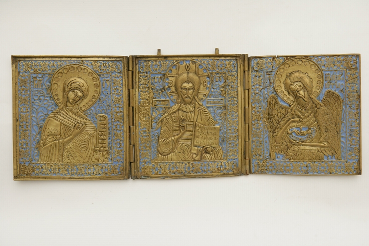 Iconiţă-pliant cu 3 canaturi 