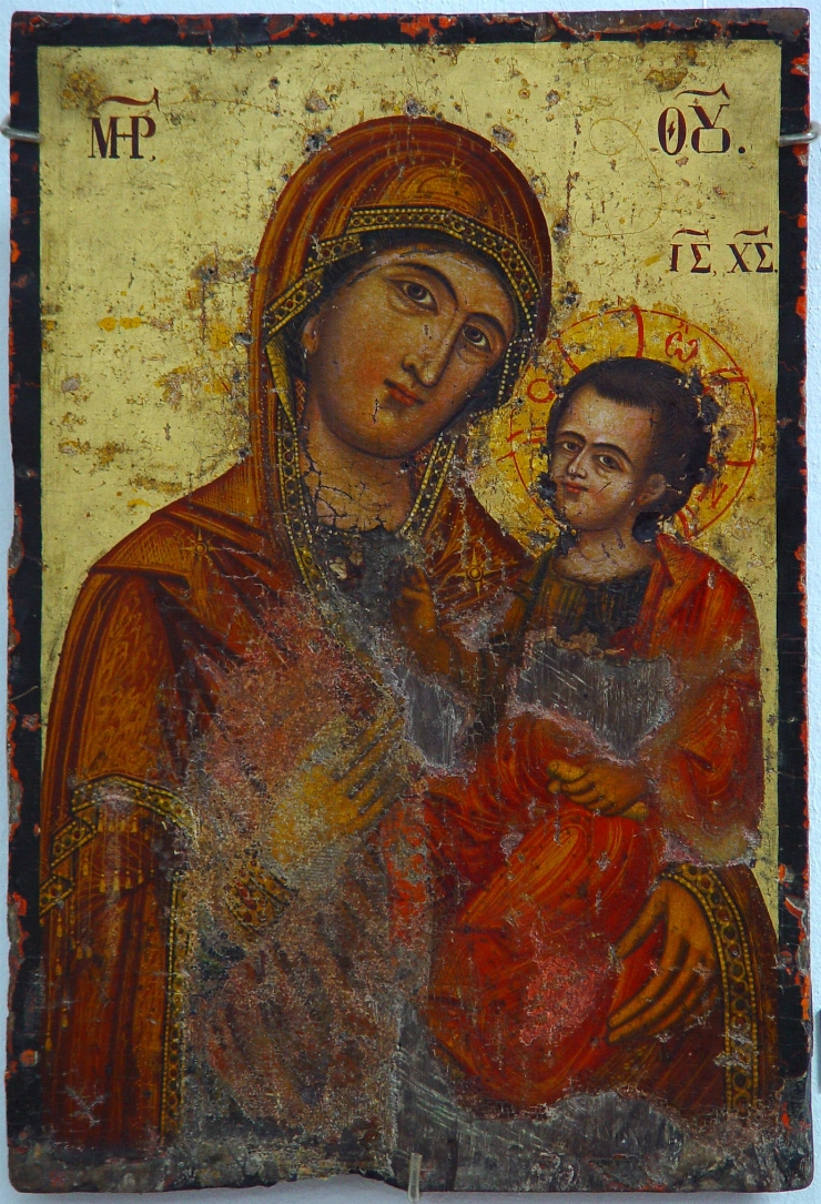 Maica Domnului Hodighitria (cu ferecătură; RP234 - metale preţioase)