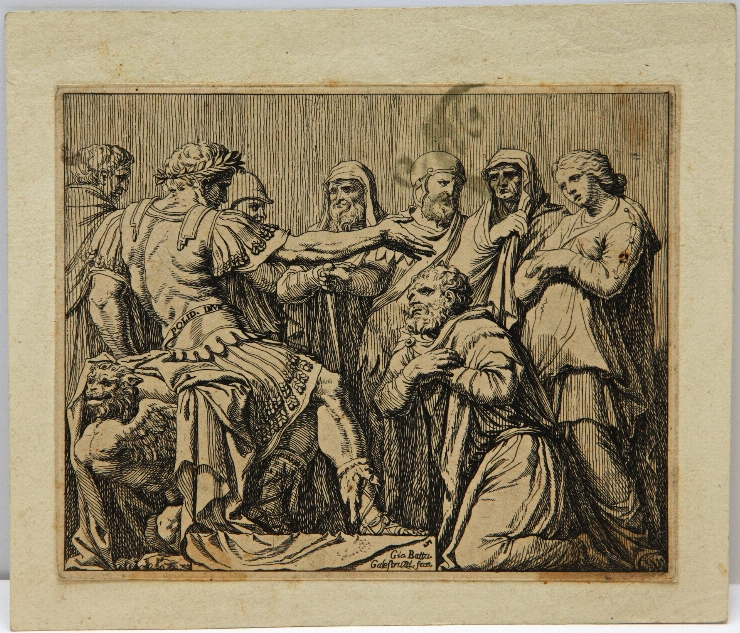 Subiect istoric, 1657. după originalul lui Polidoro Carravaggio