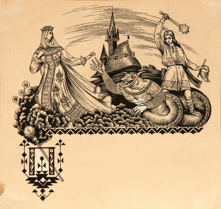Înainte - luminiţă, în urmă - neguriţă. Ilustraţie la 