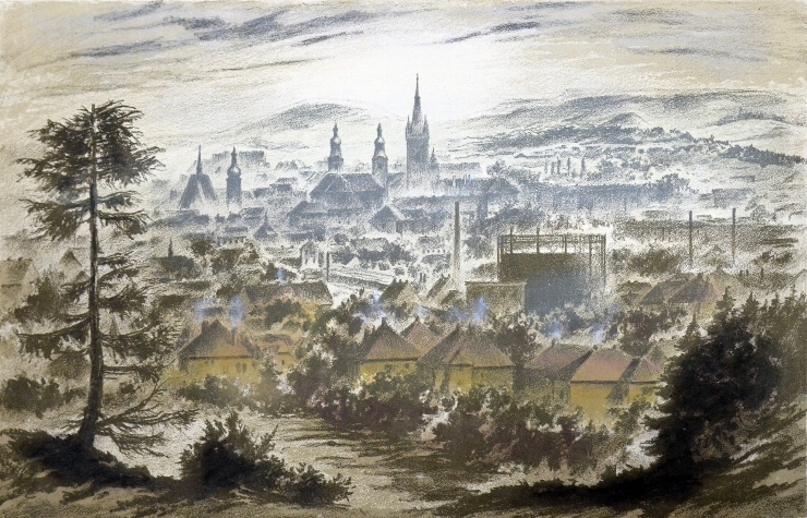 Klatovy. Panoramă