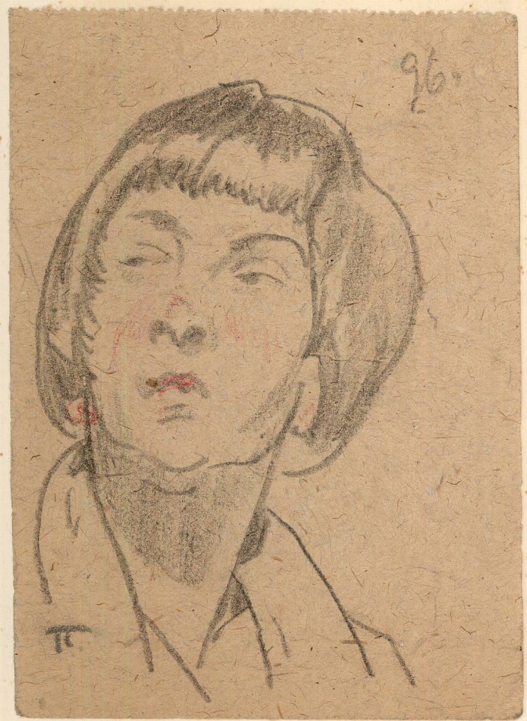 Crochiu (Portret de femeie)