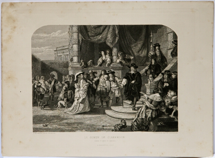 Contele de Clarendon, după E. M. Ward