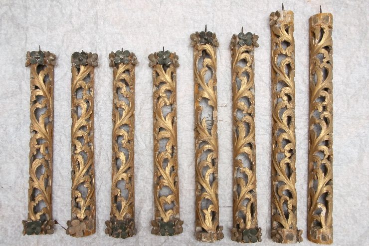 Coloane, Registrul II. Elemente ale iconostasului de Cogîlniceni