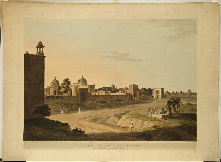 Vederea or. Delhi din parte Mausoleului Humaioon