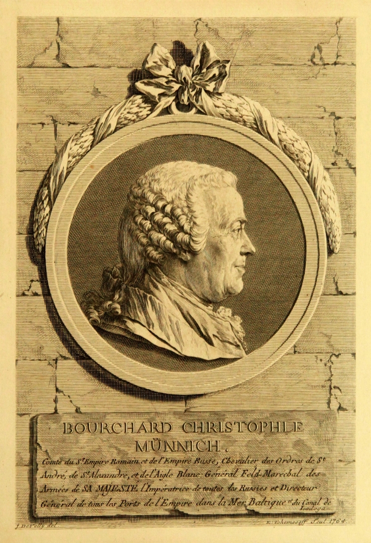 Portretul lui Bourchard Christophe Munnich