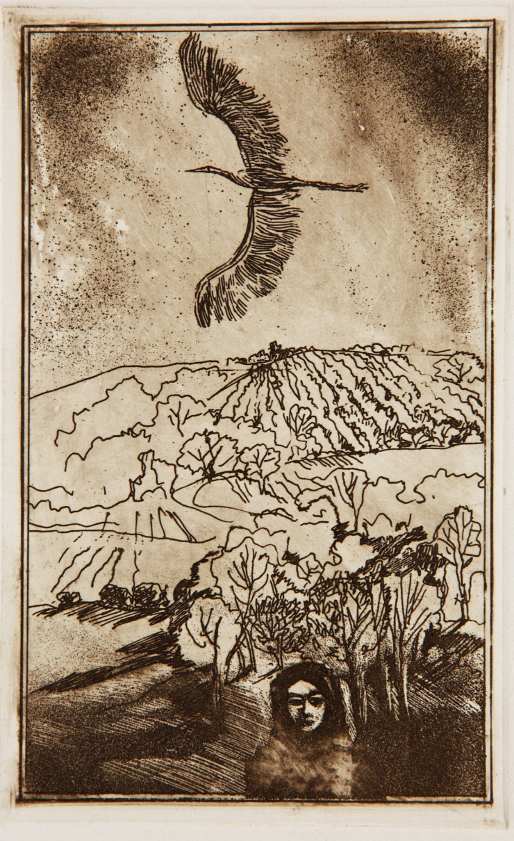 Ilustrație la cartea ”Soarele cel mare” de D. Matcovschi