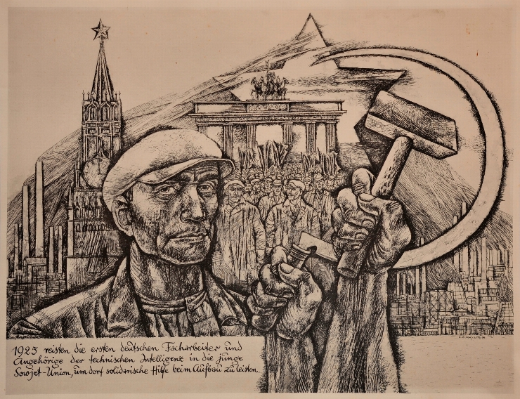 Anul 1925. Ajutorul acordat de intelectuali şi muncitori calificaţi la...
