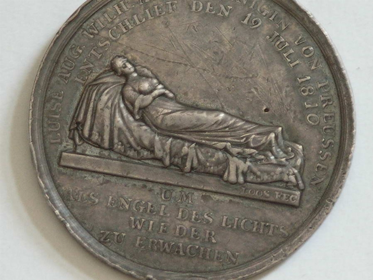 Medalie în memoria reginei Luiza - Augustina - Wilhelmina - Amalia