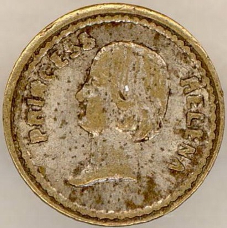 Medalie în cinstea nașterii principesei Helen, fiica reginei Victoria, 1846