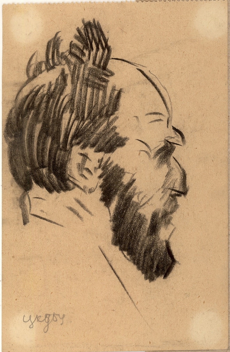 Crochiu (Portret de bărbat cu barbă)