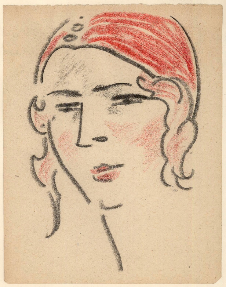 Crochiu (Portret de femeie)