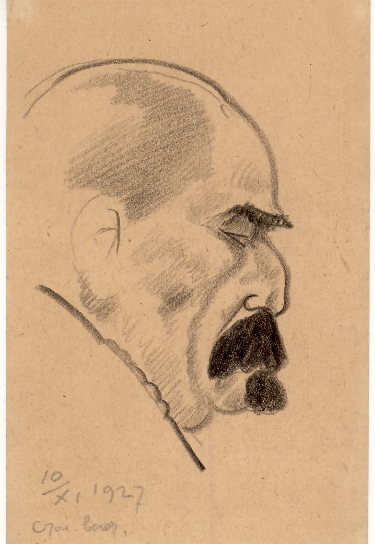 Crochiu (Portret de bărbat în profil)