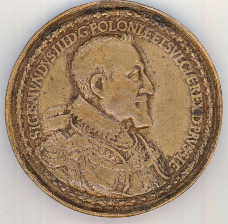 Medalie cu portretul regelui Sigismund III
