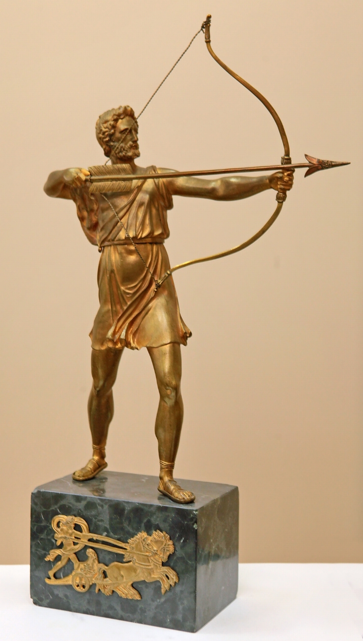 Statuetă „Odiseu trage cu arcul