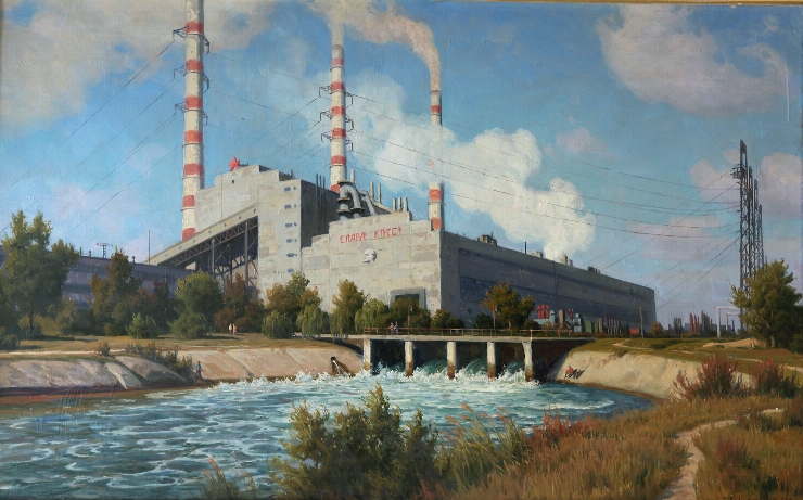 Centrală hidroelectrică din Moldova.