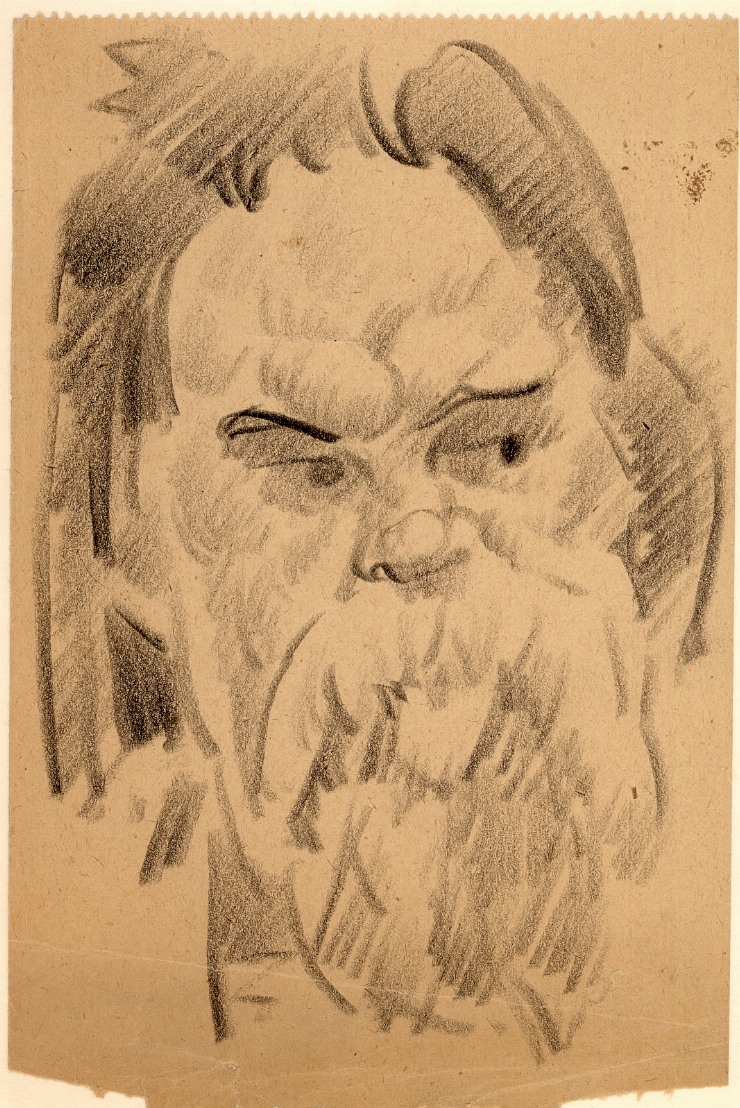Crochiu (Portret de bărbat cu barbă)