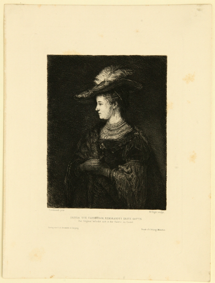 Portretul Saskiei von Ulenburg, soția lui Rembrandt