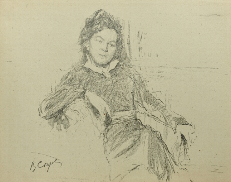 Portretul A. P. Ostroumova - Lebedeva