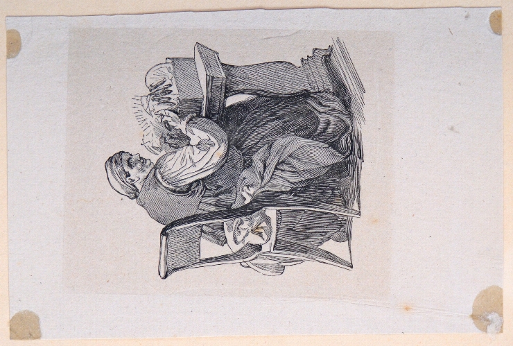 Ilustrație la povestirea ”Copilărie” a lui M. Gorki