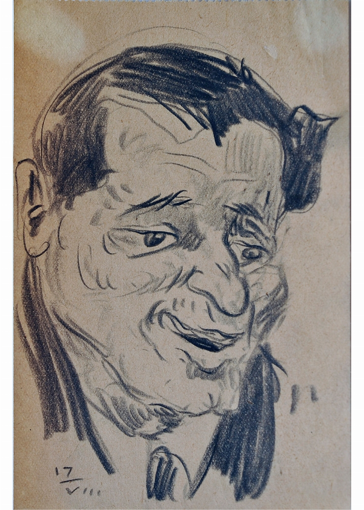 Schiţă (Portret de bărbat zîmbind)