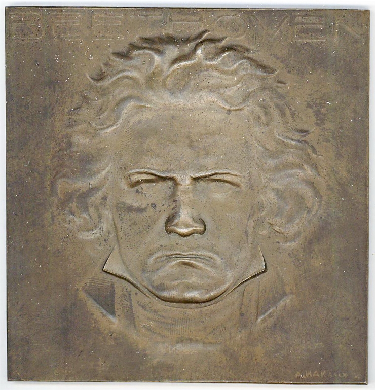 Plachetă comemorativă „Ludwig van Beethoven”