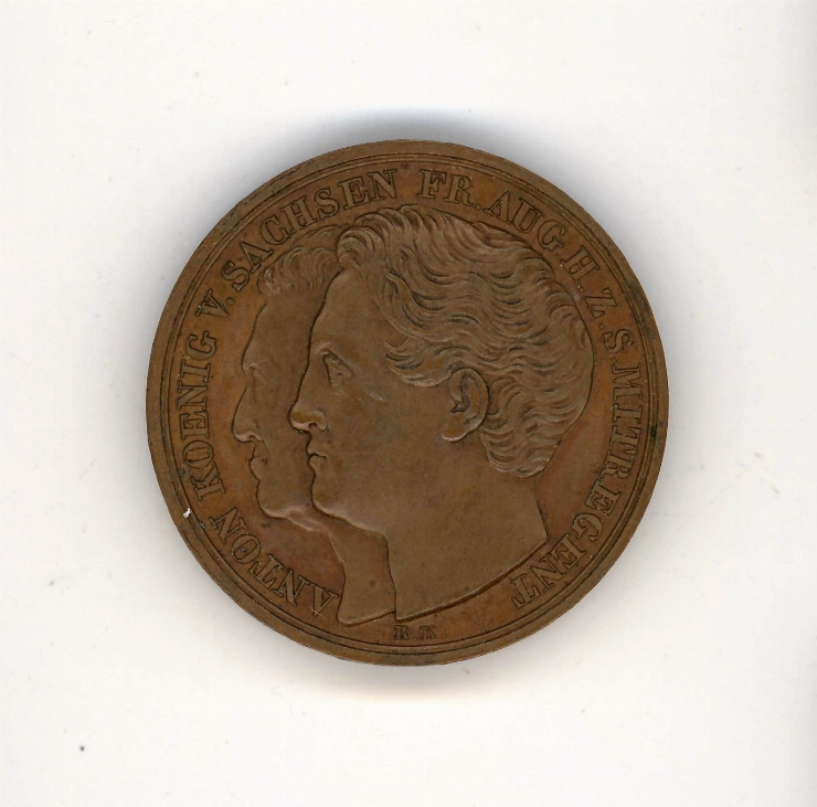 Medalie cu portretele Regilor Saxoniei, 1831