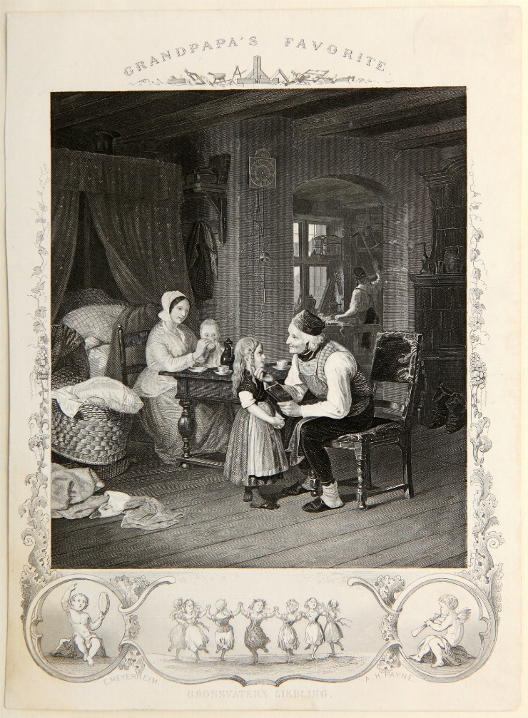 Admirația bunelului (după Meyerheim)