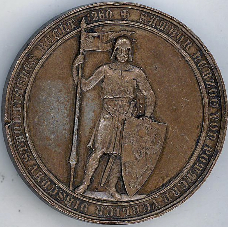 Medalie comemorativă „600 de ani ai orașului Dirschau”, 1860