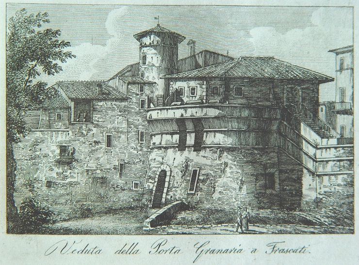 Imaginea porţii Granaria din Frascati