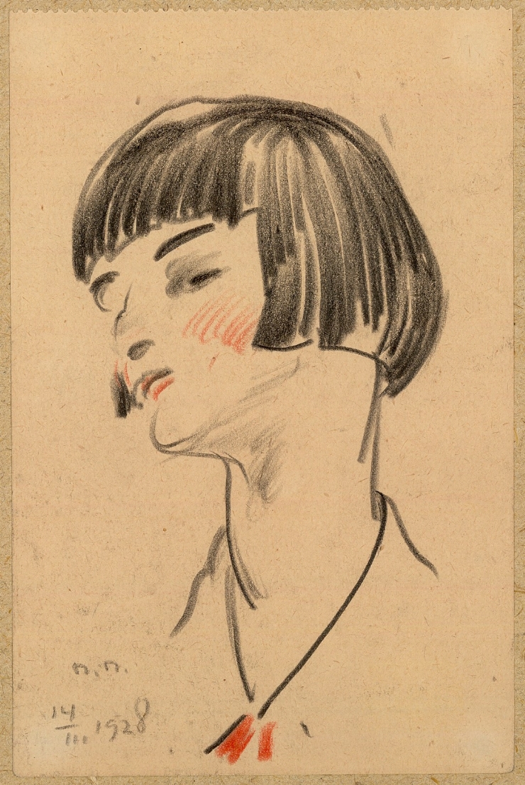 Schiţă (Portret de femeie)